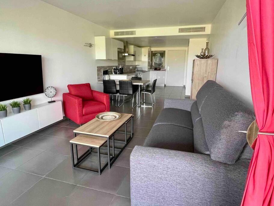 Superbe Appartement, Piscine, Vue Mer Et Montagnes Antibes Exteriör bild